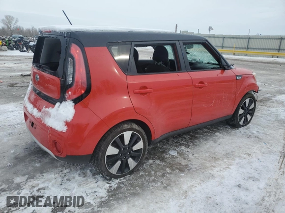 2017 Kia Soul + with VIN KNDJP3A59H7483700, listed as a Copart auction lot 87900925 with 74,717 mi miles and Salvage Title. Bid and sale history available at DreamBid. Image 3.