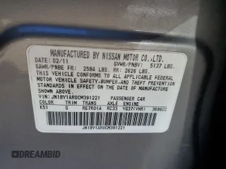 2012 Infiniti M with VIN JN1BY1AR0CM391221, listed as a Copart auction lot 71058034 with 229,366 mi miles and Clean Title. Bid and sale history available at DreamBid. Image 12.