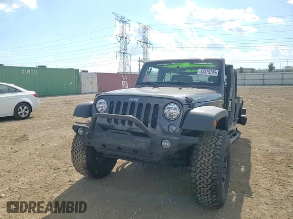 2017 Jeep Wrangler Unlimited Sport with VIN 1C4BJWDG8HL553697, listed as a Copart auction lot 63375785 with 83,573 mi miles and Salvage title. Bid and sale history available at DreamBid. Image 13.