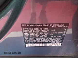 2024 Volkswagen Atlas SE с VIN 1V2HR2CA1RC556840, выставлен на аукционе IAAI как лот 42786516 с пробегом 24 384 миль миль и . История ставок и продаж доступна на DreamBid. Изображение 22.