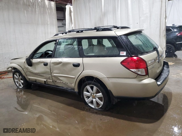2008 Subaru Outback (Natl) i with VIN 4S4BP61C887327227, listed as a Copart auction lot 88222555 with 166,658 mi miles and Non Repairable. Bid and sale history available at carsss.com. Image 2.