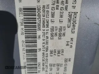 2007 Dodge Durango SLT z VIN 1D8HD48P67F506005, wystawiony jako Copart lot #48568095 z przebiegiem 317 864 mil mil oraz Szkoda całkowita • Salvage title. Historia ofert i sprzedaży dostępna na DreamBid. Obrazek 13.