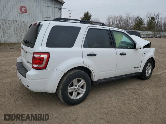 2008 Ford Escape Hybrid with VIN 1FMCU59HX8KD98823, listed as a Copart auction lot 53075295 with Not provided miles and Clean title. Bid and sale history available at DreamBid. Image 3.