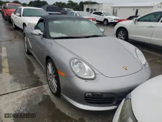 2008 Porsche Boxster S with VIN WP0CB29858U731331, listed as a Copart auction lot 74499374 with 0 mi miles and Salvage Title. Bid and sale history available at carsss.com. Image 5.