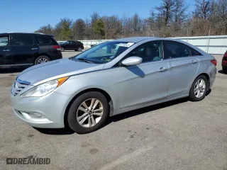 2013 Hyundai Sonata GLS with VIN 5NPEB4AC8DH743773, listed as a Copart auction lot 52519545 with 123,864 mi miles and Salvage Title. Bid and sale history available at carsss.com. Image 1.