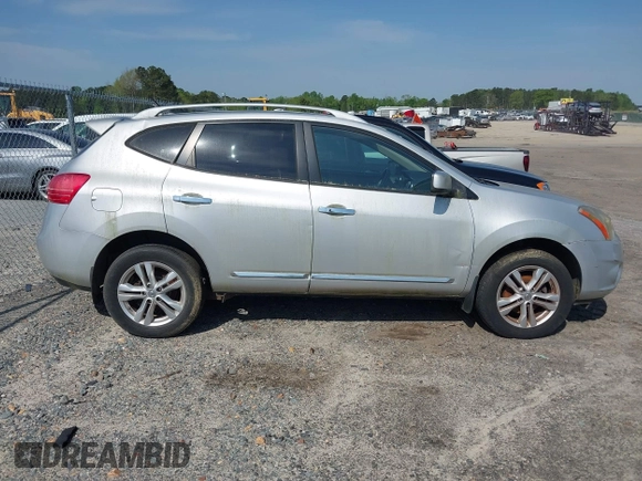 2013 Nissan Rogue S with VIN JN8AS5MV1DW645281, listed as a IAAI auction lot 42035789 with 124,423 mi miles and . Bid and sale history available at DreamBid. Image 14.