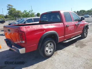 2005 Dodge 1500 SLT with VIN 1D7HA18N65S367136, listed as a IAAI auction lot 42074632 with 178,477 mi miles. Bid and sale history available at carsss.com. Image 4.
