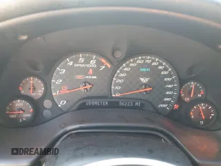 2003 Chevrolet Corvette Z06 with VIN 1G1YY12S635123754, listed as a Copart auction lot 77480804 with 56,223 mi miles and Salvage Title. Bid and sale history available at carsss.com. Image 9.