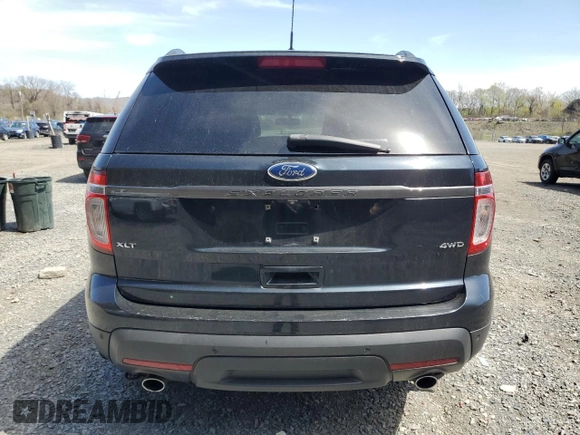 2015 Ford Explorer XLT with VIN 1FM5K8D84FGA30743, listed as a Copart auction lot 53464025 with 77,959 mi miles and Salvage Title. Bid and sale history available at carsss.com. Image 6.
