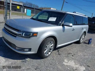2015 Ford Flex Limited with VIN 2FMHK6D8XFBA03233, listed as a IAAI auction lot 41830351 with 96,505 mi miles. Bid and sale history available at carsss.com. Image 2.