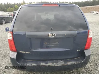 2006 Kia Sedona LX with VIN KNDMB233666045365, listed as a Copart auction lot 52853325 with 171,091 mi miles and Salvage Title. Bid and sale history available at carsss.com. Image 6.