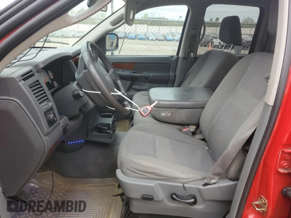 2006 Dodge 1500 SLT with VIN 1D7HU18236S587560, listed as a Copart auction lot 53844055 with 136,377 mi miles and Clean Title. Bid and sale history available at carsss.com. Image 7.