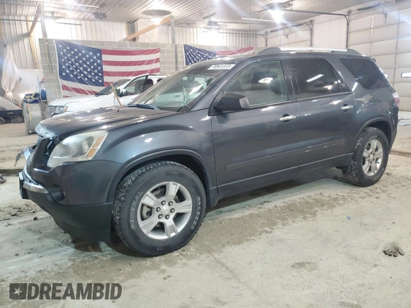 2012 GMC Acadia SLE with VIN 1GKKVPED7CJ267489, listed as a Copart auction lot 44757614 with 129,859 mi miles and Non Repairable. Bid and sale history available at carsss.com. Image 1.