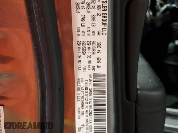 2013 Jeep Grand Cherokee Overland with VIN 1C4RJFCT5DC599866, listed as a Copart auction lot 51837395 with 105,521 mi miles and Salvage Title. Bid and sale history available at carsss.com. Image 12.