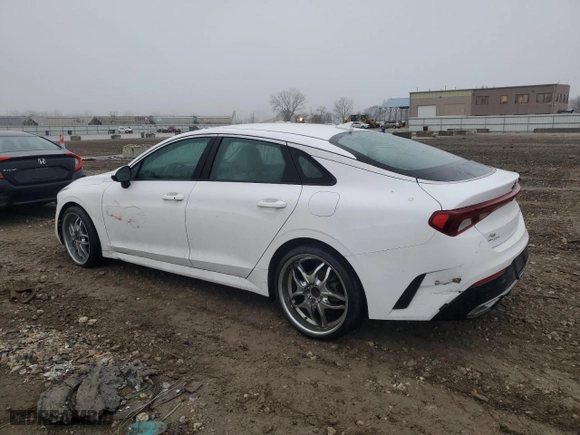 2021 Kia K5 LXS with VIN 5XXG14J20MG027917, listed as a Copart auction lot 82553094 with 56,176 mi miles and Salvage Title. Bid and sale history available at carsss.com. Image 2.
