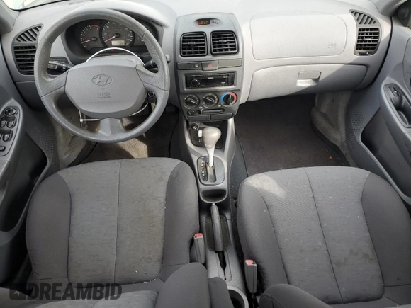 2004 Hyundai Accent GL with VIN KMHCG45C14U540938, listed as a Copart auction lot 46701935 with 71,891 mi miles and Salvage Title. Bid and sale history available at carsss.com. Image 8.