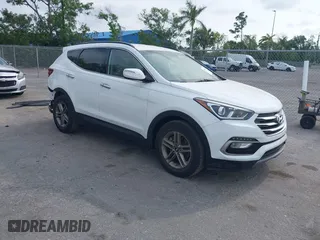 2018 Hyundai Santa Fe Sport 2.4L with VIN 5NMZU3LBXJH083559, listed as a IAAI auction lot 39180206 with 34,910 mi miles. Bid and sale history available at carsss.com. Image 1.