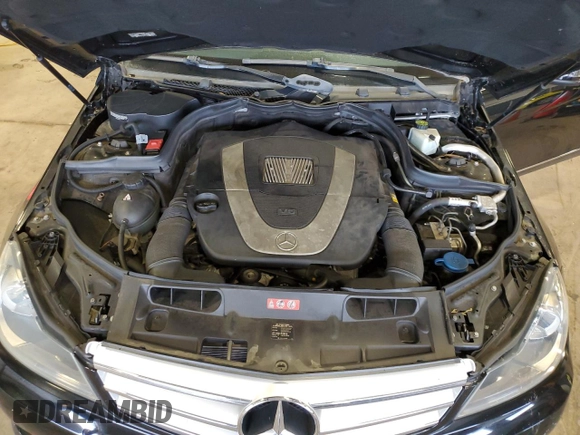 2012 Mercedes-Benz C 300 Sport with VIN WDDGF8BB2CR198144, listed as a Copart auction lot 55642915 with 46,640 mi miles and Salvage Title. Bid and sale history available at DreamBid. Image 11.