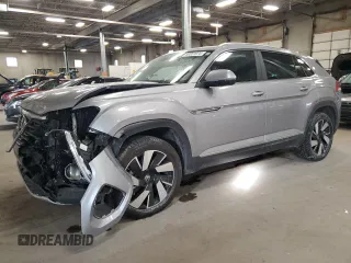 2024 Volkswagen Atlas SEL with VIN 1V2BE2CAXRC200176, listed as a Copart auction lot 80551974 with 18,285 mi miles and Salvage title. Bid and sale history available at DreamBid. Image 1.