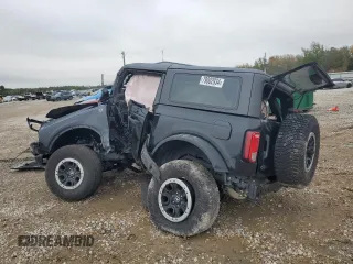 2023 Ford Bronco with VIN 1FMDE5CP9PLB01308, listed as a Copart auction lot 79002934 with Not Provided miles and Salvage Title. Bid and sale history available at carsss.com. Image 2.