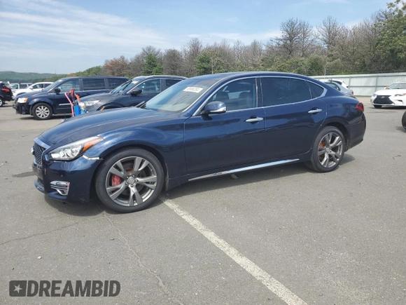 2017 Infiniti Q70 3.7 z VIN JN1BY1PR3HM210529, wystawiony jako Copart lot #68966204 z przebiegiem Nie podano mil oraz Nie do naprawy • Non repairable. Historia ofert i sprzedaży dostępna na DreamBid. Obrazek 1.
