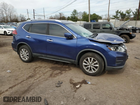 2017 Nissan Rogue SV with VIN KNMAT2MV2HP611891, listed as a Copart auction lot 49601005 with 64,505 mi miles and Salvage Title. Bid and sale history available at carsss.com. Image 4.
