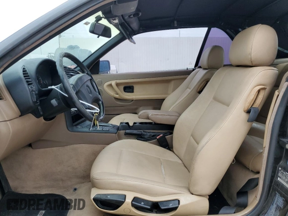 1996 BMW 3-Series 328IC with VIN WBABK8327TET92381, listed as a Copart auction lot 54410784 with 102,695 mi miles and Salvage Title. Bid and sale history available at carsss.com. Image 7.