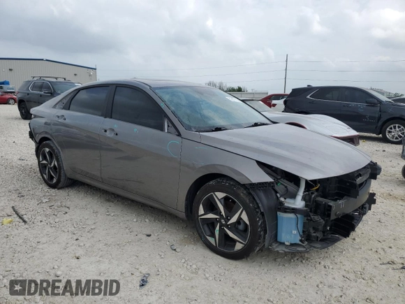 2023 Hyundai Elantra Limited z VIN KMHLP4AG0PU532360, wystawiony jako Copart lot #51817115 z przebiegiem 18 200 mil mil oraz Szkoda całkowita • Salvage title. Historia ofert i sprzedaży dostępna na DreamBid. Obrazek 4.