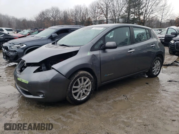 2015 Nissan LEAF SV with VIN 1N4AZ0CP3FC300910, listed as a Copart auction lot 46025595 with 59,822 mi miles and Non repairable. Bid and sale history available at DreamBid. Image 1.