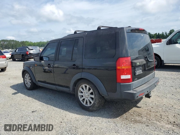 2008 Land Rover LR3 SE with VIN SALAE25468A445130, listed as a Copart auction lot 60606215 with 186,110 mi miles and Clean title. Bid and sale history available at DreamBid. Image 2.