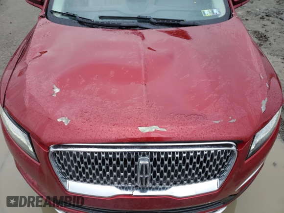 2019 Lincoln MKC Reserve with VIN 5LMCJ3C92KUL43662, listed as a Copart auction lot 52933255 with 31,076 mi miles and Salvage Title. Bid and sale history available at DreamBid. Image 12.