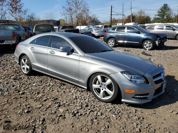 2012 Mercedes-Benz CLS-Class CLS 550 with VIN WDDLJ9BB5CA037174, listed as a Copart auction lot 78229364 with 93,919 mi miles and Salvage Title. Bid and sale history available at carsss.com. Image 4.