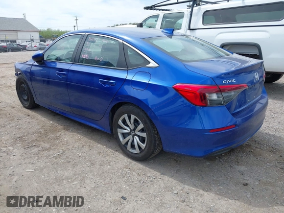 2022 Honda Civic LX z VIN 2HGFE2F27NH563406, wystawiony jako IAAI lot #42103175 z przebiegiem 69 488 mil mil oraz . Historia ofert i sprzedaży dostępna na DreamBid. Obrazek 3.