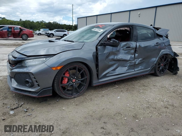 2018 Honda Civic Type R Touring z VIN SHHFK8G73JU203326, wystawiony jako Copart lot #69673394 z przebiegiem 80 339 mil mil oraz Nie do naprawy • Non repairable. Historia ofert i sprzedaży dostępna na DreamBid. Obrazek 1.