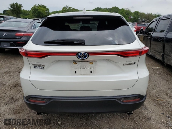 2022 Toyota Venza LE with VIN JTEAAAAH2NJ097310, listed as a Copart auction lot 63037034 with 51,468 mi miles and Salvage Title. Bid and sale history available at carsss.com. Image 6.