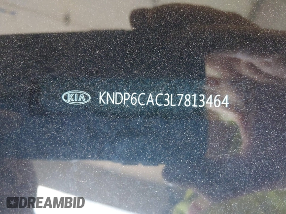 2020 Kia Sportage S with VIN KNDP6CAC3L7813464, listed as a IAAI auction lot 42128252 with 76,271 mi miles. Bid and sale history available at carsss.com. Image 9.
