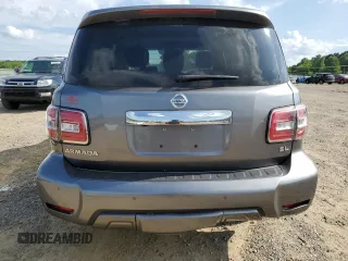 2019 Nissan Armada SL z VIN JN8AY2NDXK9088594, wystawiony jako Copart lot #59639735 z przebiegiem 127 938 mil mil oraz Szkoda całkowita • Salvage title. Historia ofert i sprzedaży dostępna na DreamBid. Obrazek 6.
