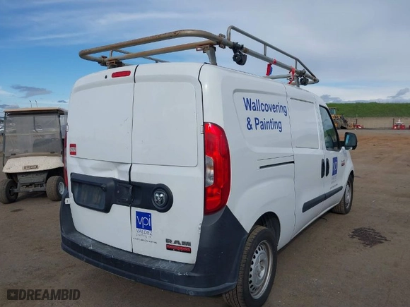 2017 Ram ProMaster City Cargo Van Tradesman with VIN ZFBERFAB4H6E95459, listed as a IAAI auction lot 41755155 with 174,269 mi miles. Bid and sale history available at carsss.com. Image 4.