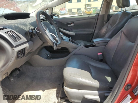 2011 Toyota Prius I with VIN JTDKN3DU3B1467807, listed as a Copart auction lot 52261185 with 209,111 mi miles and Salvage Title. Bid and sale history available at carsss.com. Image 7.