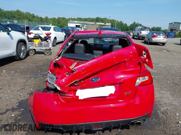 2017 Subaru WRX STI with VIN JF1VA2V67H9817958, listed as a IAAI auction lot 42580579 with 101,752 mi miles and . Bid and sale history available at DreamBid. Image 6.
