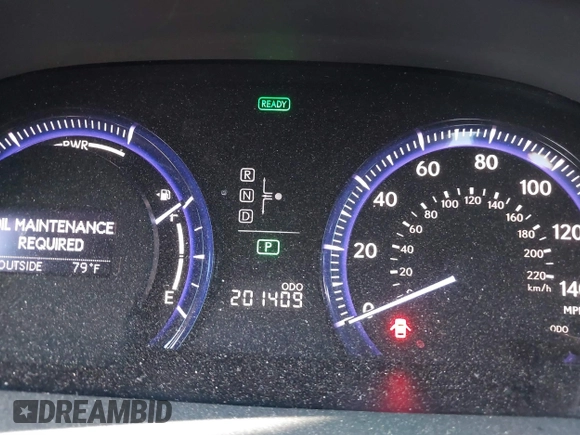 2010 Lexus HS 250h with VIN JTHBB1BA8A2000718, listed as a IAAI auction lot 41209137 with 201,409 mi miles and . Bid and sale history available at DreamBid. Image 7.