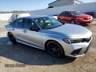 2022 Honda Civic Sport with VIN 2HGFE2F59NH563594, listed as a Copart auction lot 52135515 with 33,339 mi miles and Salvage Title. Bid and sale history available at carsss.com. Image 4.