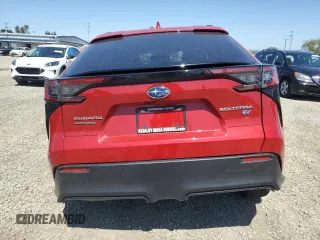 2024 Subaru Solterra Limited with VIN JTMABABA8RA082657, listed as a Copart auction lot 49820655 with 9,562 mi miles and Salvage title. Bid and sale history available at DreamBid. Image 6.
