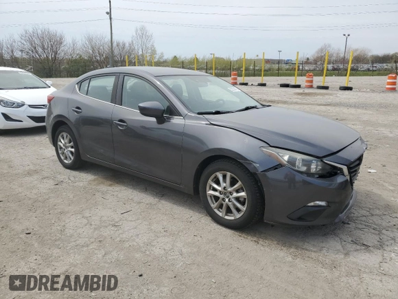 2016 Mazda 3 i Sport with VIN JM1BM1U78G1281463, listed as a Copart auction lot 52704715 with 114,682 mi miles and Salvage Title. Bid and sale history available at DreamBid. Image 4.