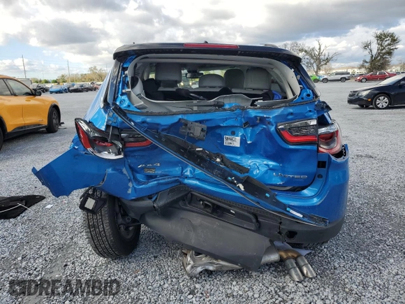 2018 Jeep Compass Limited with VIN 3C4NJDCB2JT231946, listed as a Copart auction lot 46749305 with 42,173 mi miles and Salvage title. Bid and sale history available at DreamBid. Image 6.