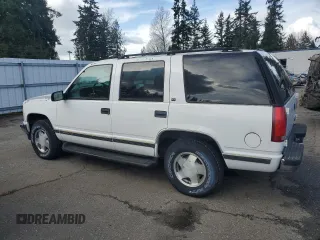 1997 GMC Yukon with VIN 1GKEK13R5VJ762200, listed as a Copart auction lot 47579745 with 165,573 mi miles and Clean Title. Bid and sale history available at carsss.com. Image 2.