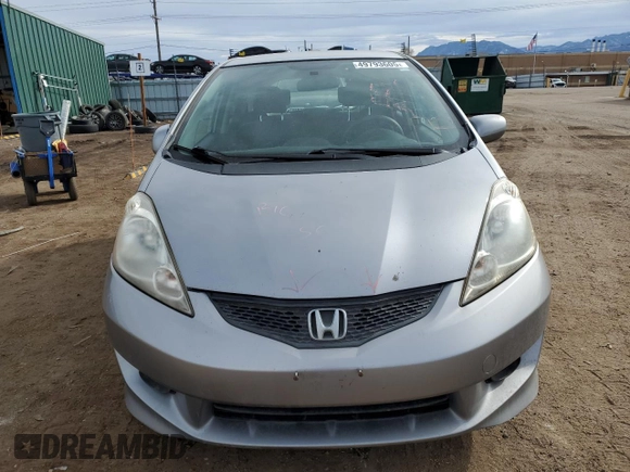2010 Honda Fit Sport with VIN JHMGE8G41AC033885, listed as a Copart auction lot 49793605 with 114,910 mi miles and Salvage title. Bid and sale history available at DreamBid. Image 5.