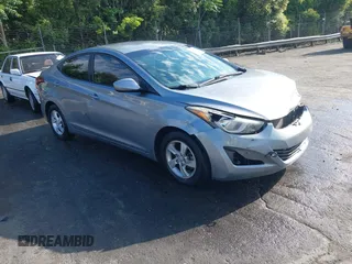 2014 Hyundai Elantra SE z VIN KMHDH4AE9EU198780, wystawiony jako IAAI lot #42168124 z przebiegiem 187 986 mil mil oraz . Historia ofert i sprzedaży dostępna na DreamBid. Obrazek 1.