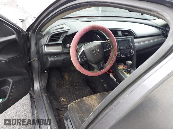2019 Honda Civic Sedan LX with VIN 2HGFC2F60KH537797, listed as a IAAI auction lot 42119603 with 1 mi miles. Bid and sale history available at carsss.com. Image 14.