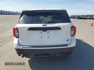 2022 Ford Explorer ST with VIN 1FM5K8GC0NGA08477, listed as a Copart auction lot 52961635 with 61,188 mi miles and Salvage Title. Bid and sale history available at carsss.com. Image 6.
